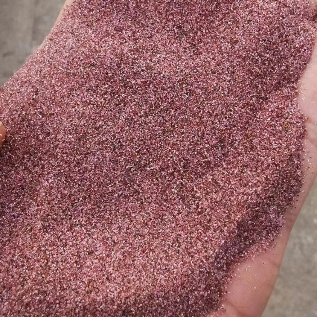 High Purity 80 Mesh Red Garnet Sand Water Jet Cut