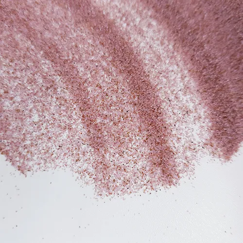 Granate rosa de río para arenado de malla 30/60 con poco polvo