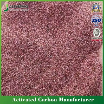 Grano de arena granate rosa de malla 20/40 30/60